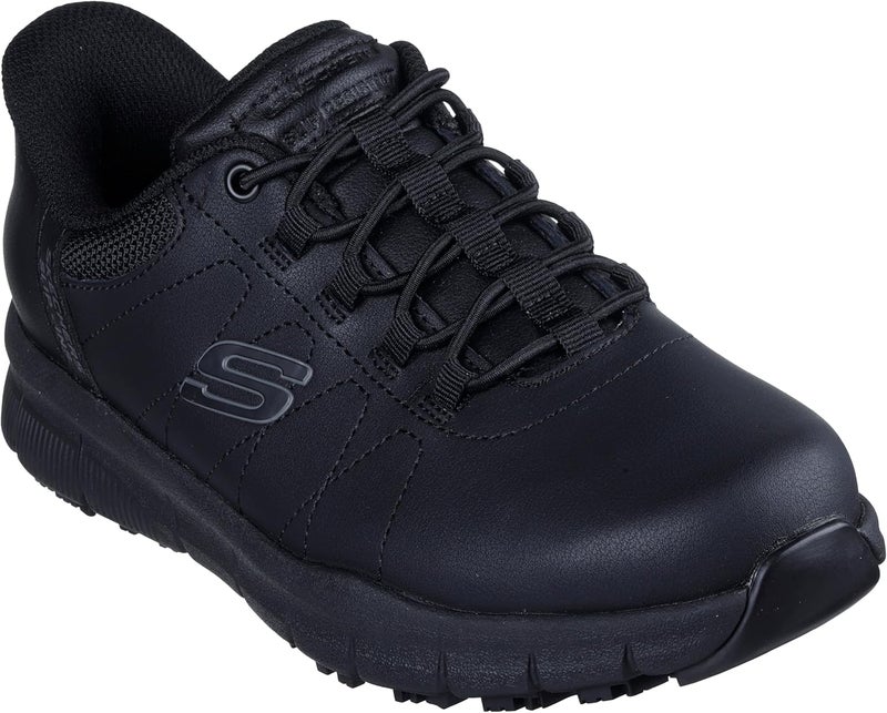 SKECHERS Women's Work Hands Free Slip Ins Nampa-Cottonbud Bungee Athletic Sr Shoes - Image 2